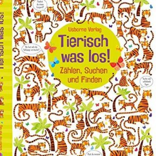 "Tierisch was los ! zählen, suchen und finden"- Deutsch-“una locura! cuenta, busca y encuentra"-Libro de actividades en alemán.