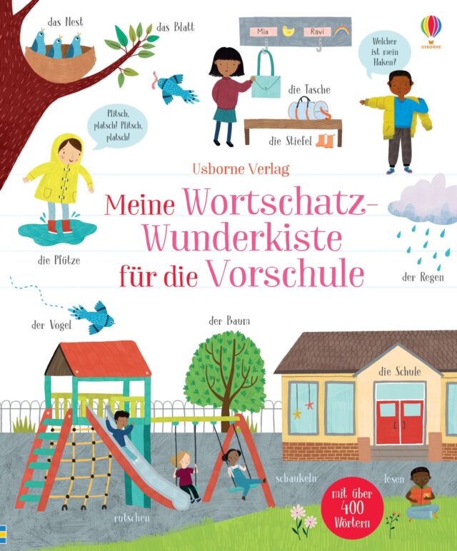 Diccionario ilustrado en alemán. Meine Wortschatz-Wunderkiste für die Vorschule. Diccionario ilustrado. Alemán